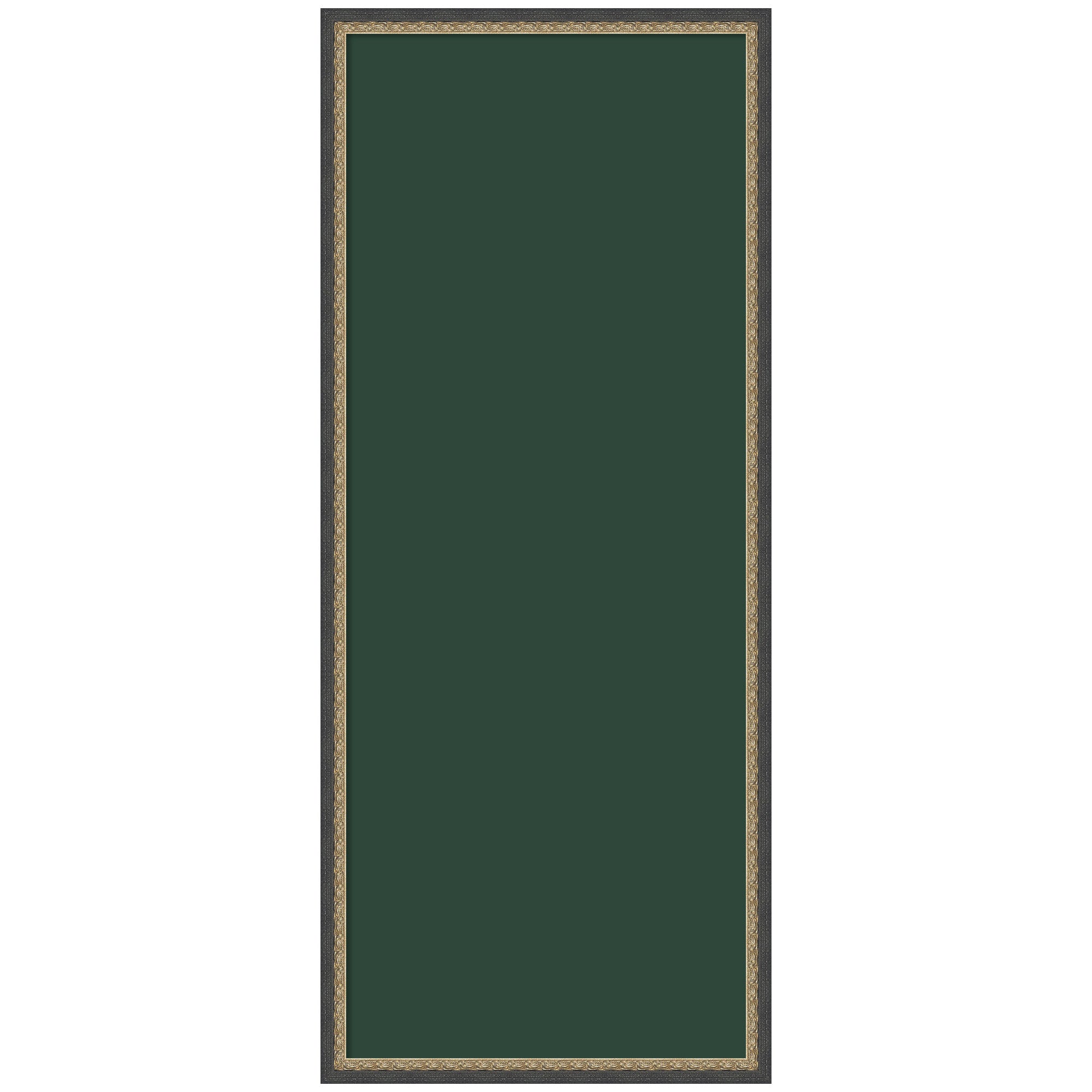 Framed Fabric Pinboard Deep Forest Moss Green Wall Organization