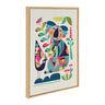 Sylvie Mid Century Modern Koala Framed Canvas by Rachel Lee of My Dream Wall