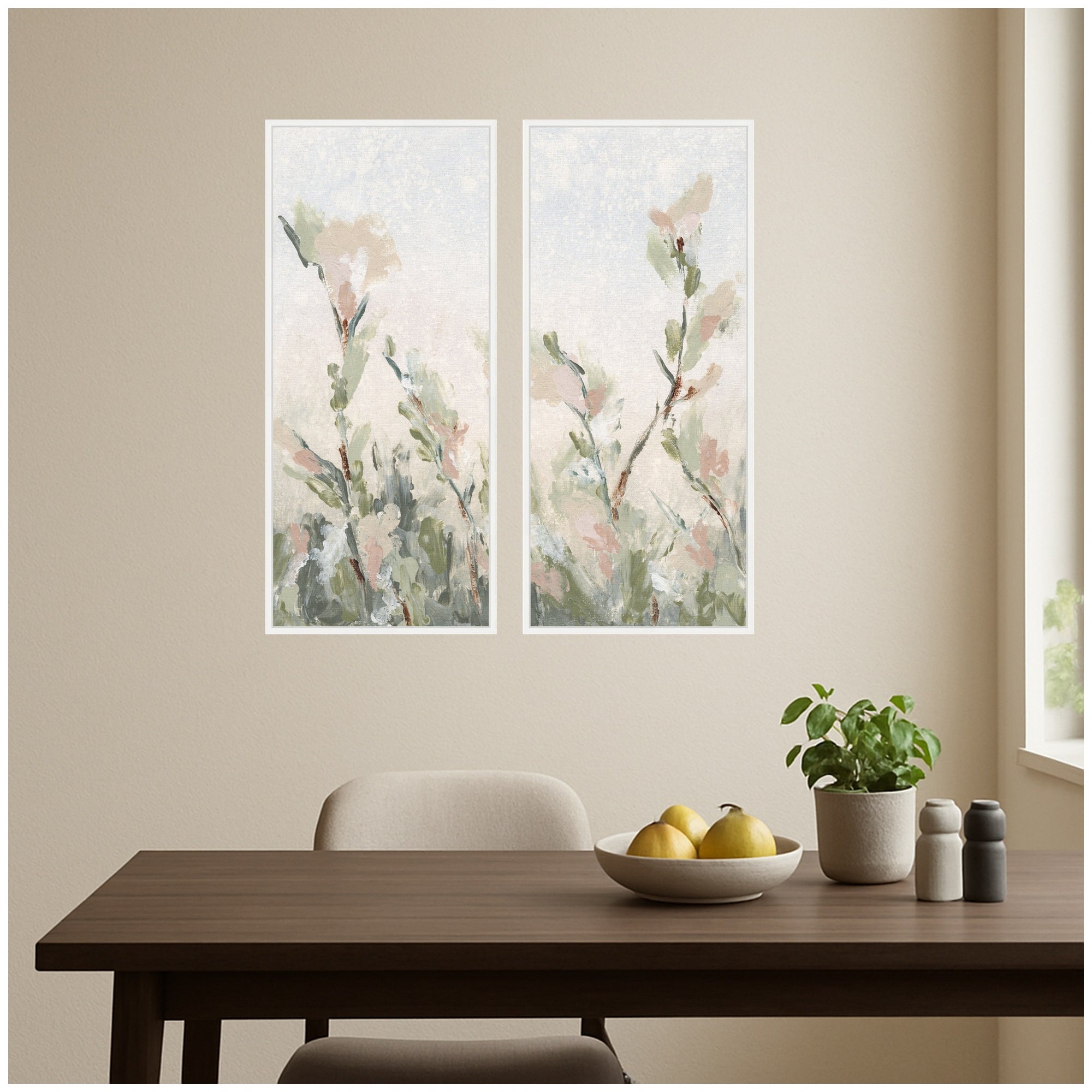 Art Set Sylvie White 2 Piece Set 18x40 6