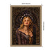 Framed Canvas 10x13 Sylvie Dark Gold 2