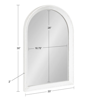 Arch Mirror White 20x30 5