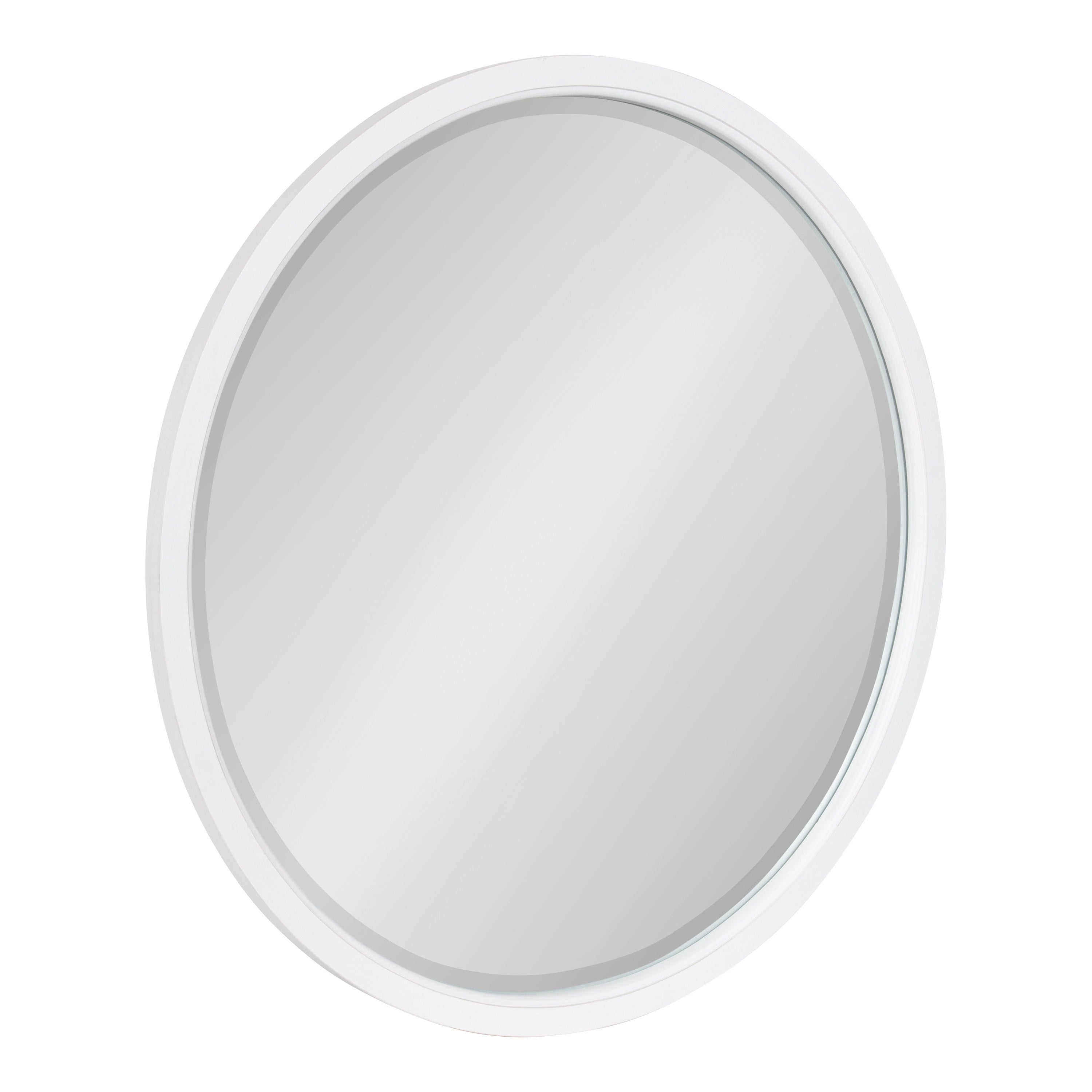 Round Mirror White 32" Diameter 1