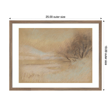 Framed Art Svelte Walnut 25x19 2