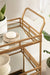 Bar Cart 23x13x35 Gold 8