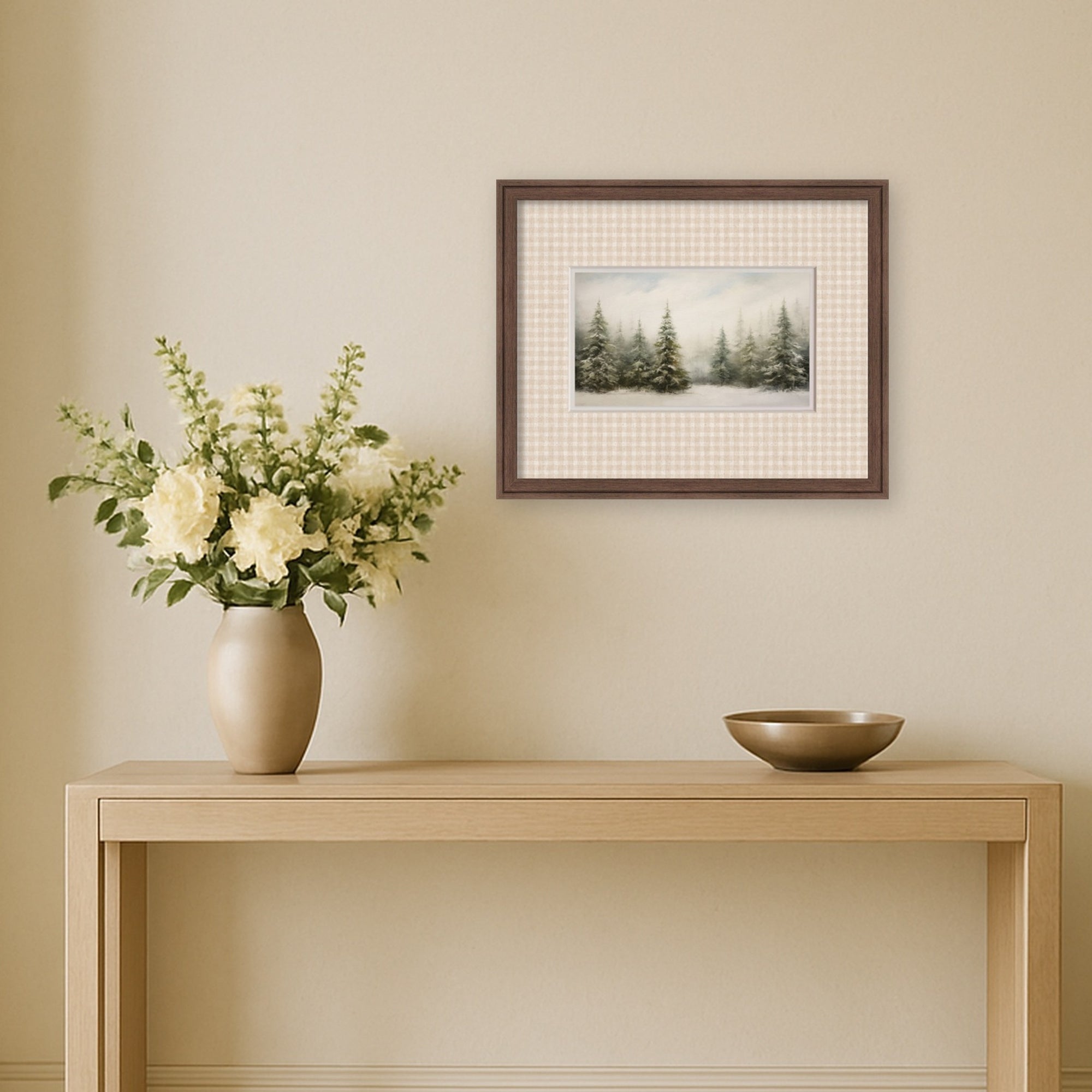 Framed Art Florence Medium Brown 22x18 5