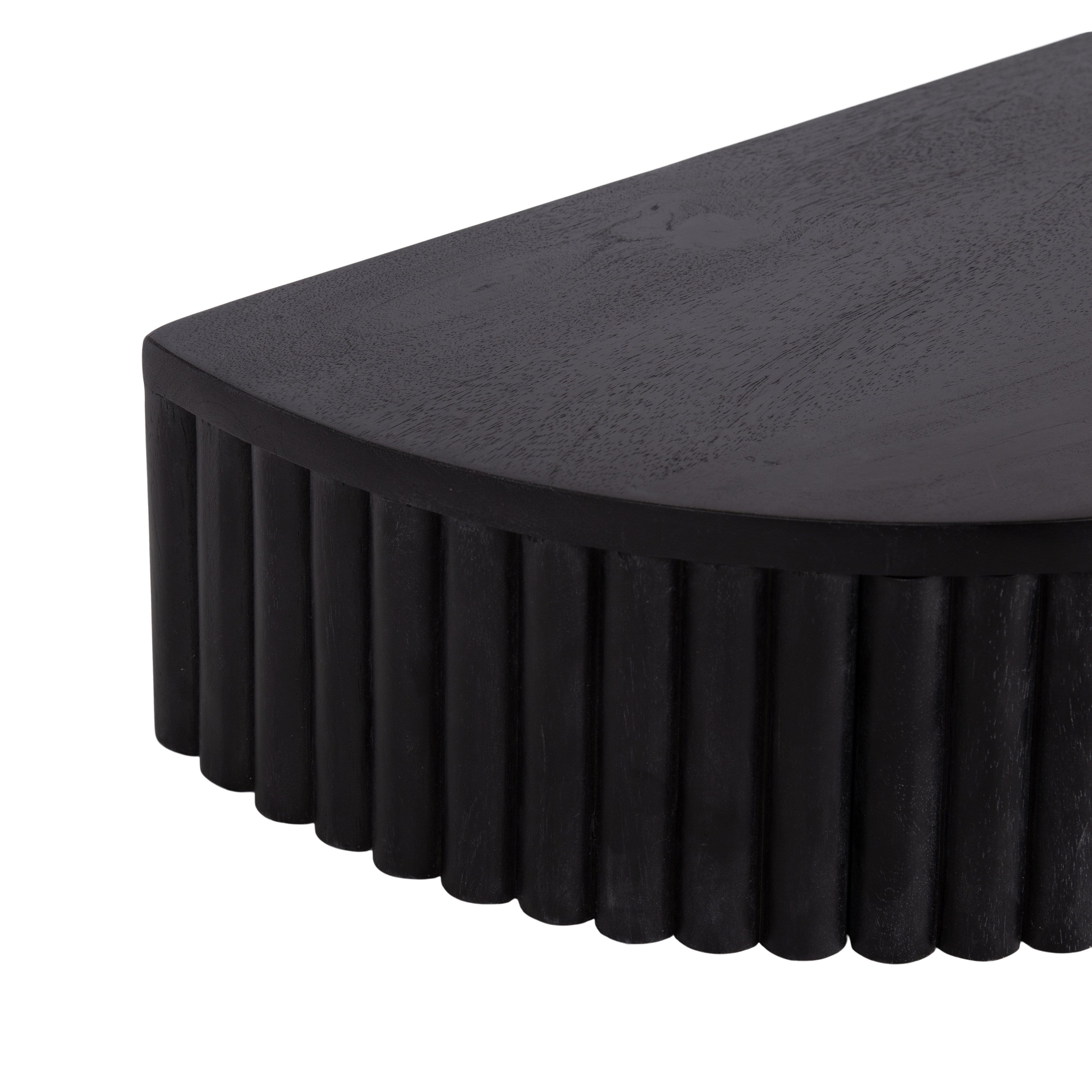 Floating Side Table Black 20x11x6 3