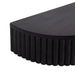 Floating Side Table Black 20x11x6 3