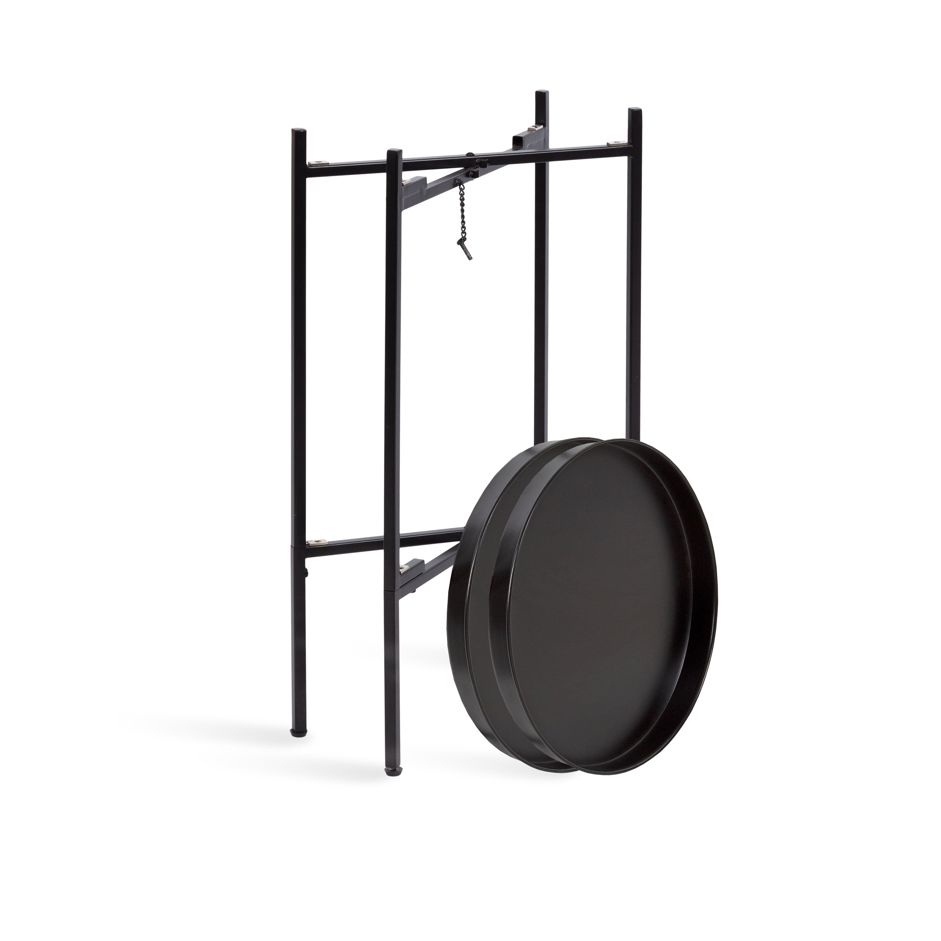 Side Table Black 16x16x26 6
