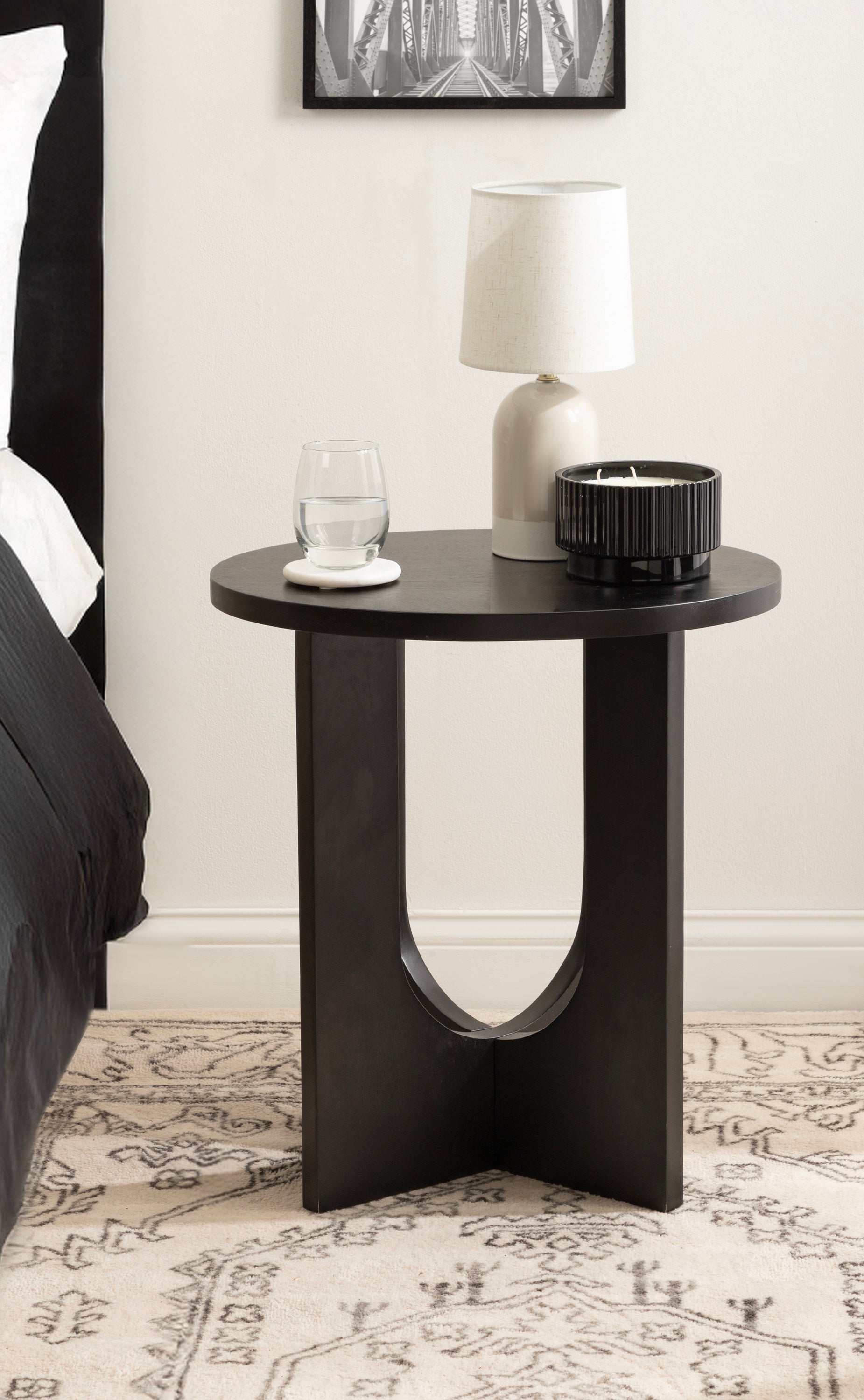 Sureda Wood Side Table