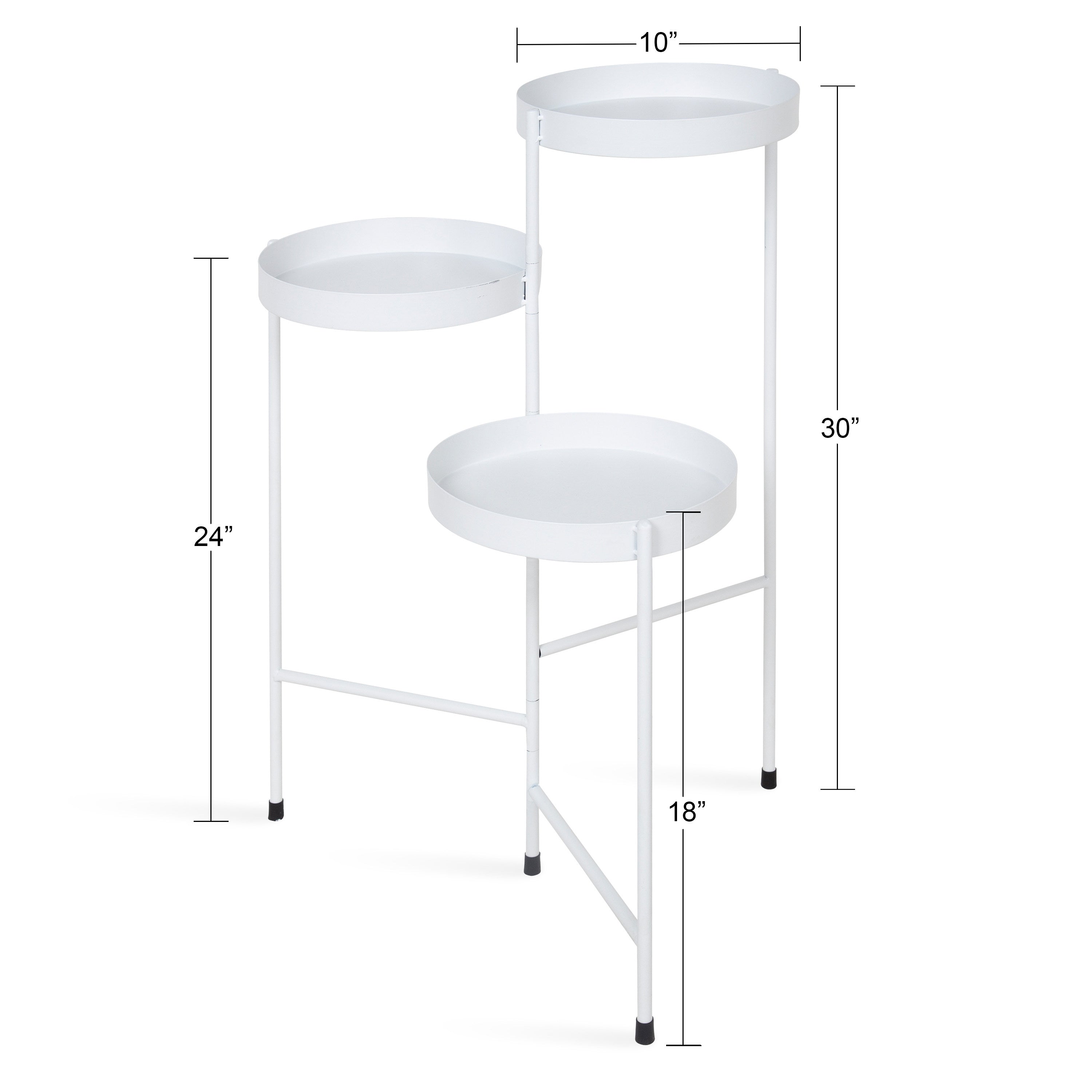 Plant Stand White 16x21x30 3