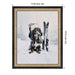 Mounted Canvas Castellan Black 13x16 2