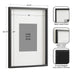 Wall Frame 16x20 matted to 8x10 Black 2