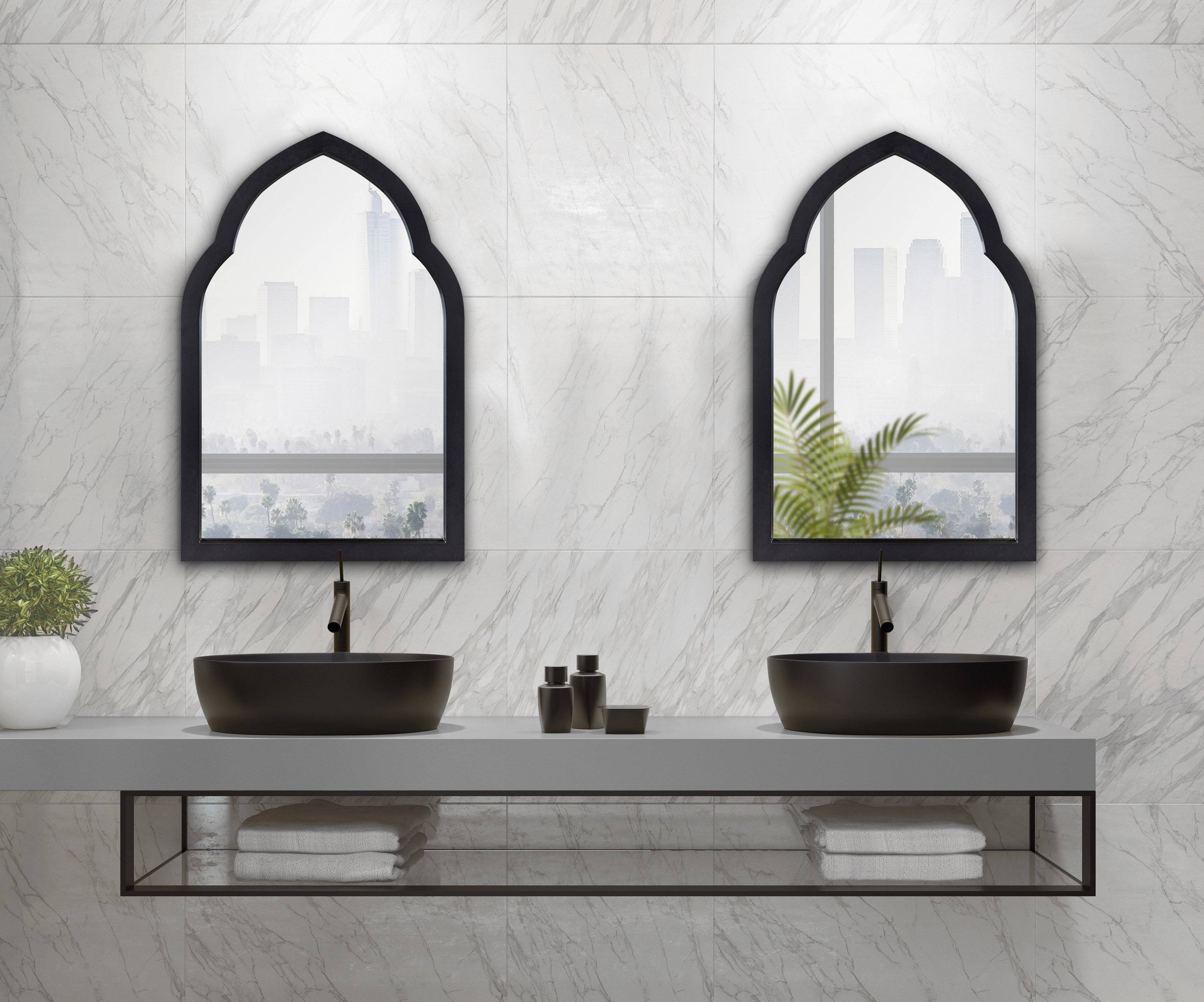 Arch Mirror Black 20x30 7