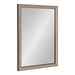 Rectangle Mirror Gold 18x24 1