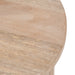 Side Table Natural Beige 14x14x20 3