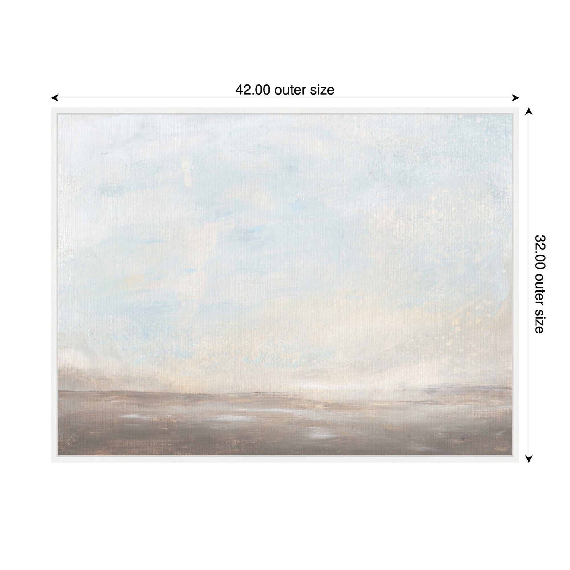Framed Canvas 42x32 Sylvie White 2