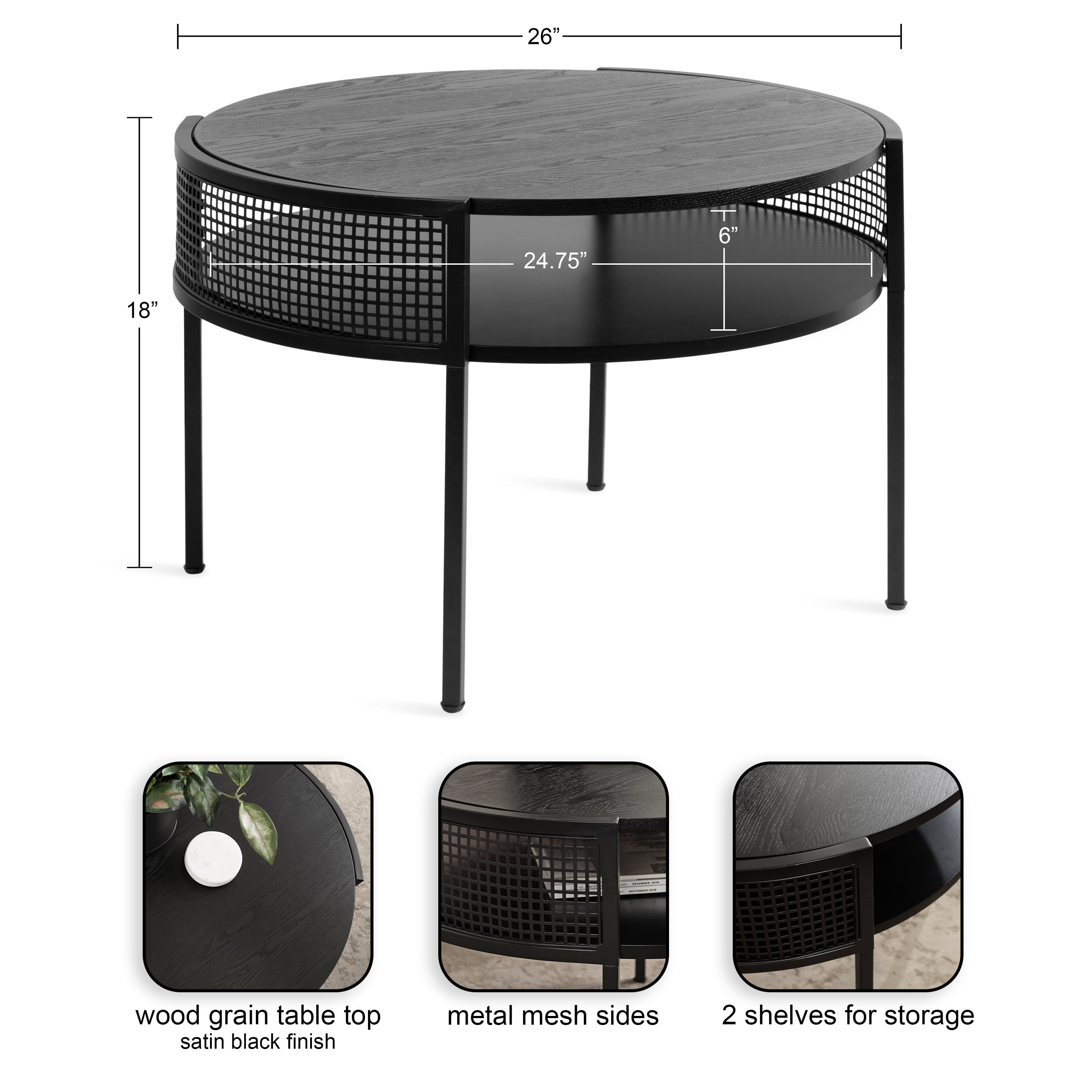 Urso Round Coffee Table