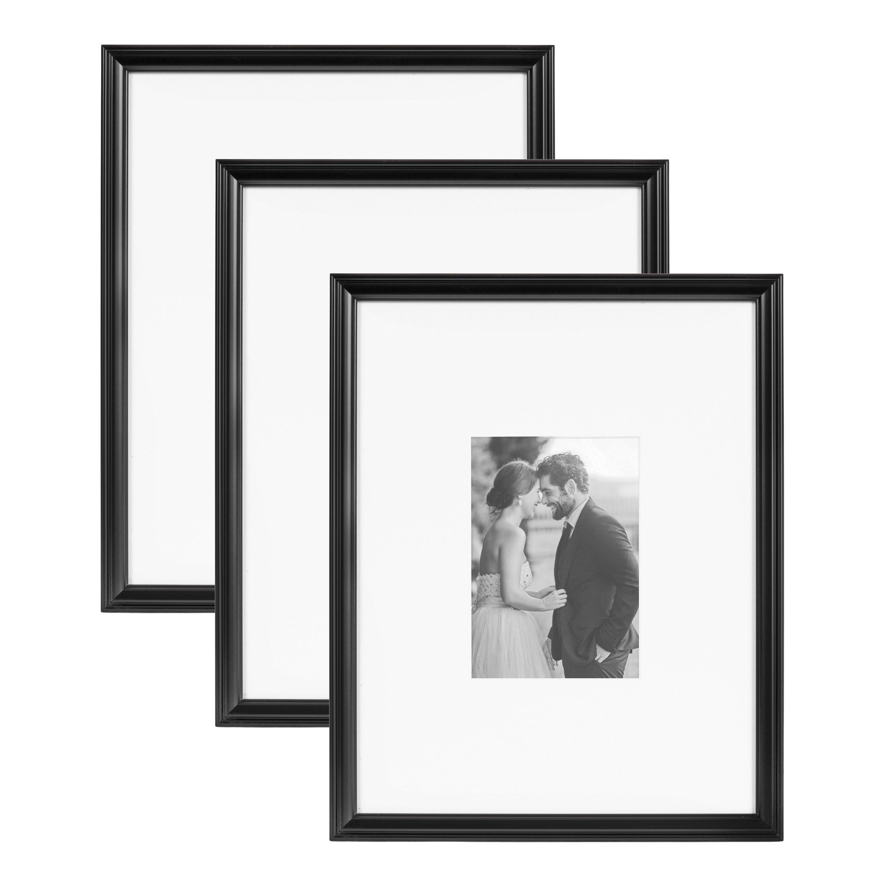 Wall Frame Black 11x14 matted to 5x7 1