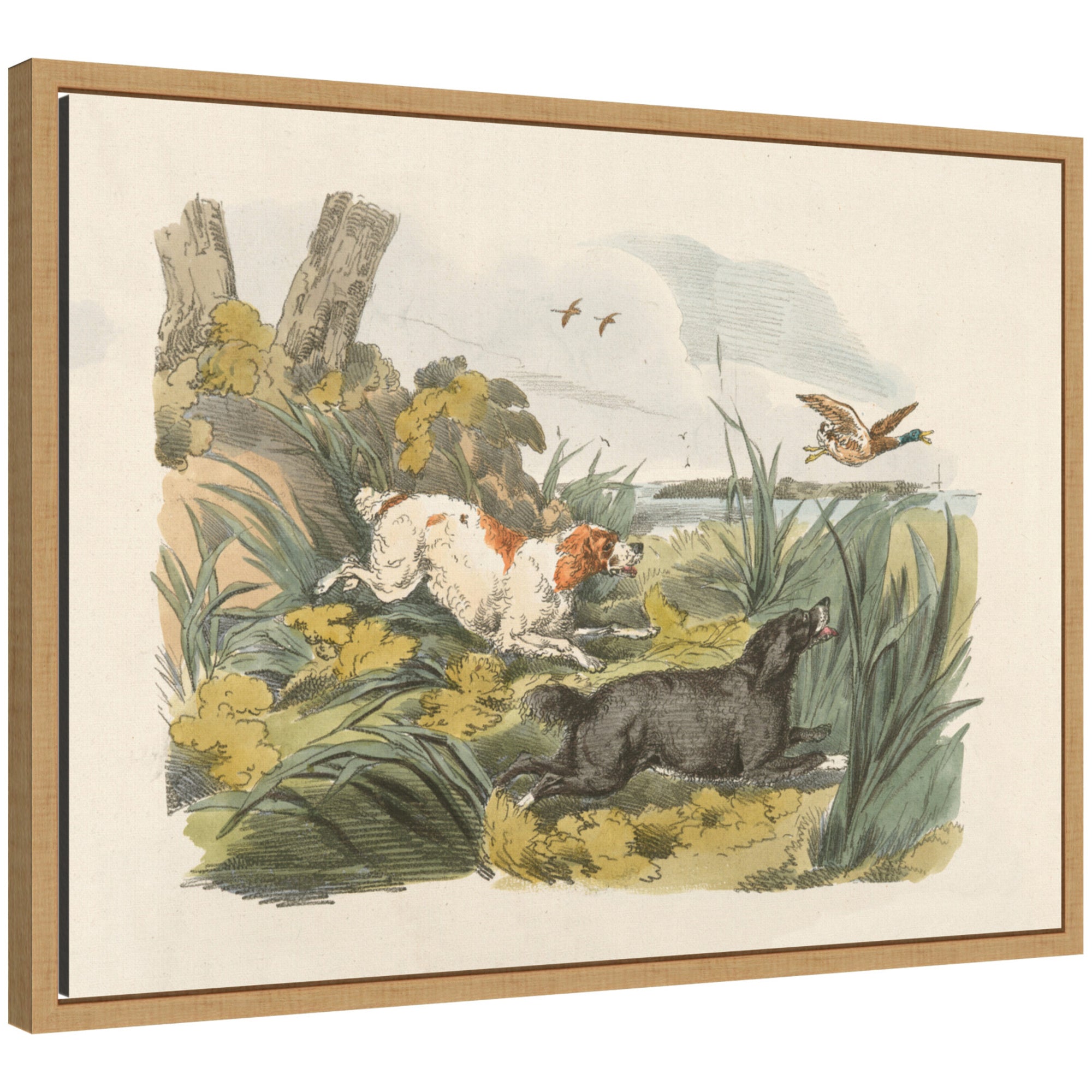 Framed Canvas 24x18 Sylvie Natural 1