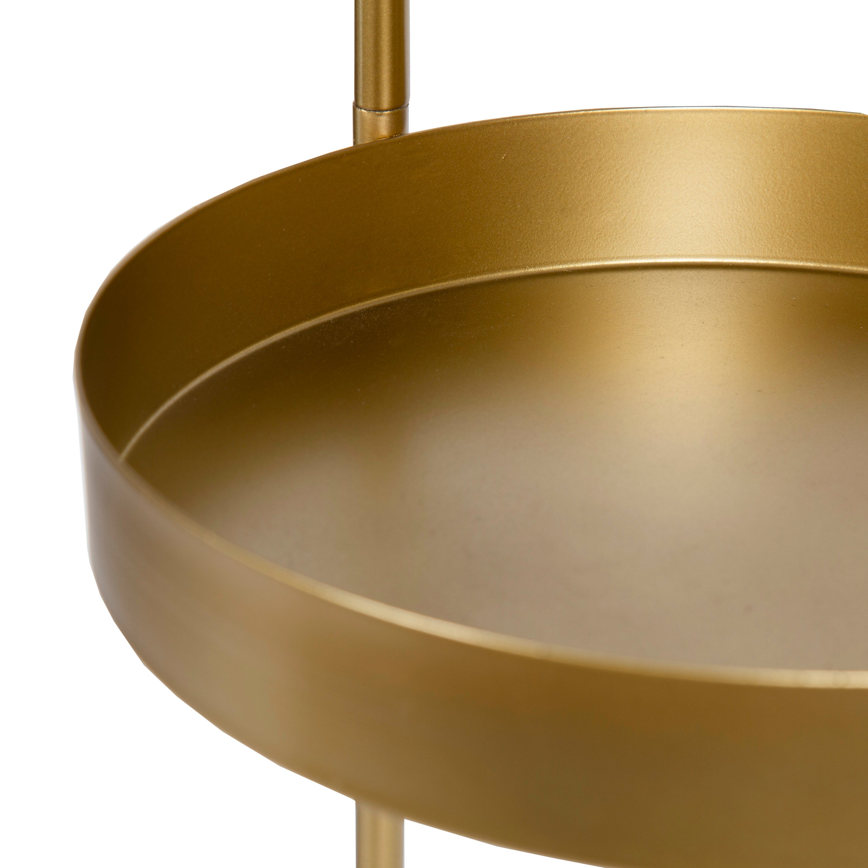 Plant Stand Gold 16x21x30 3
