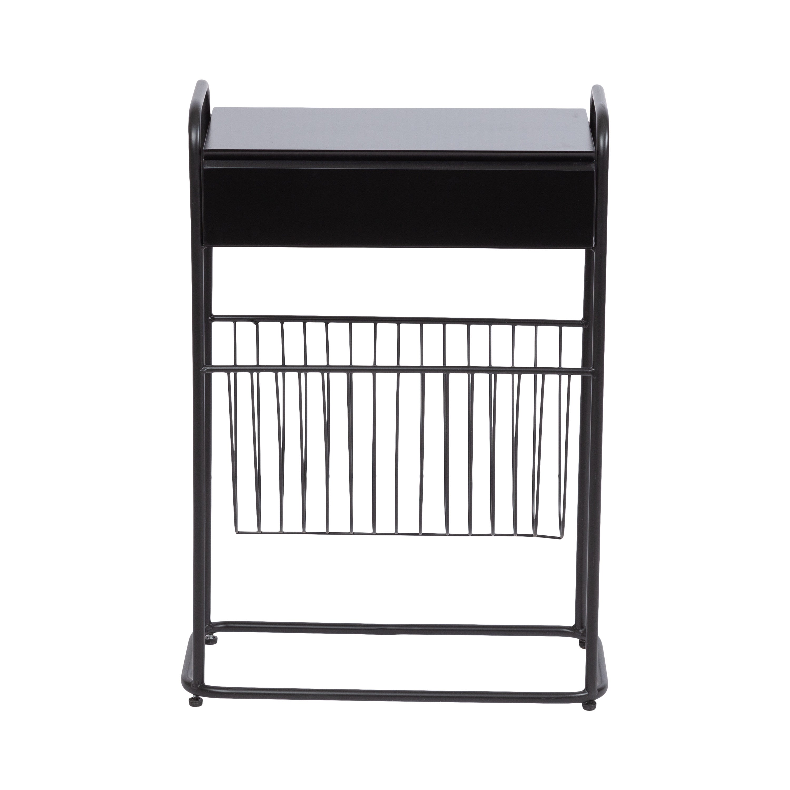 Side Table Black 19x9x26 6