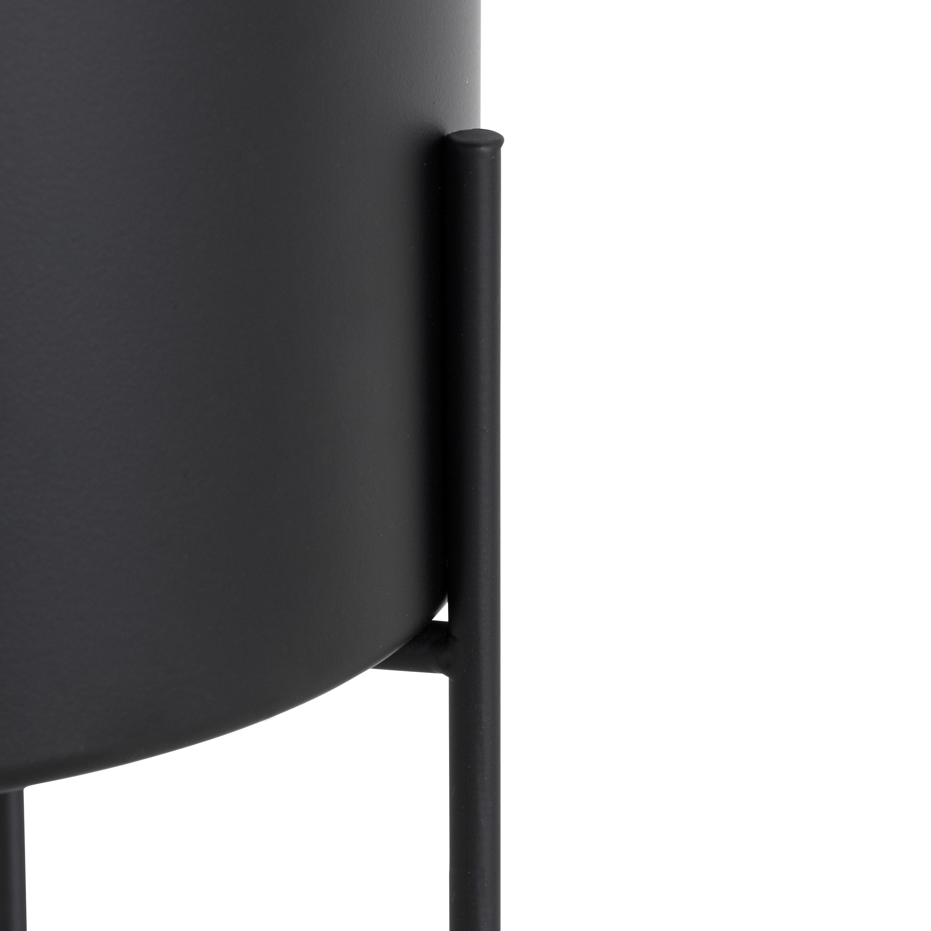 Freestanding Planter 2 Piece Black 5