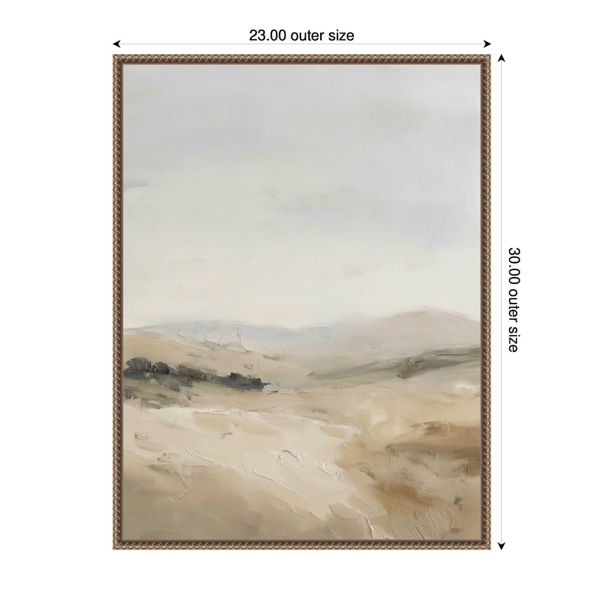 Fading Fields II by Amy Lighthall Framed Canvas Wall Art Print