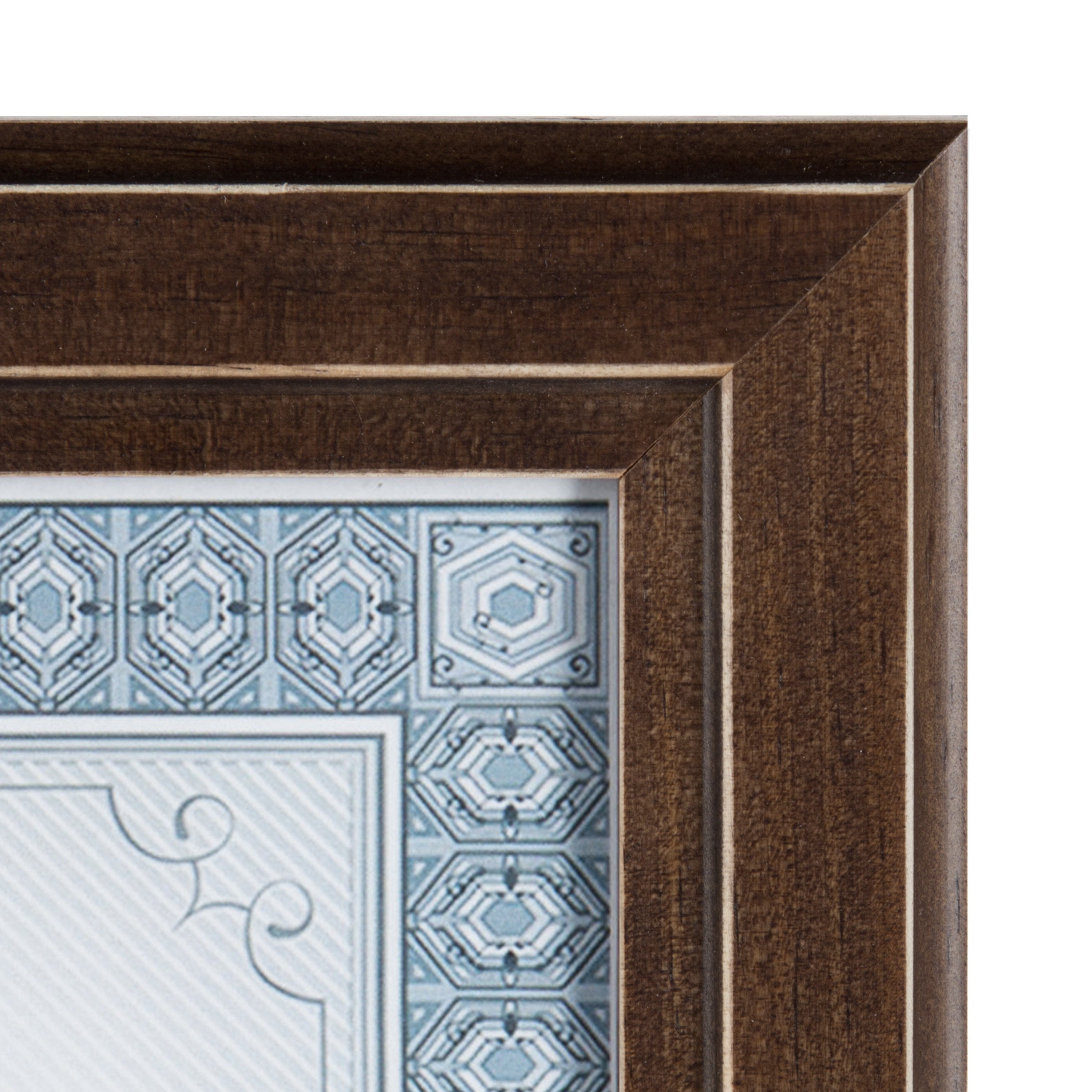 Document Frame Distressed Brown 8.5x11 4