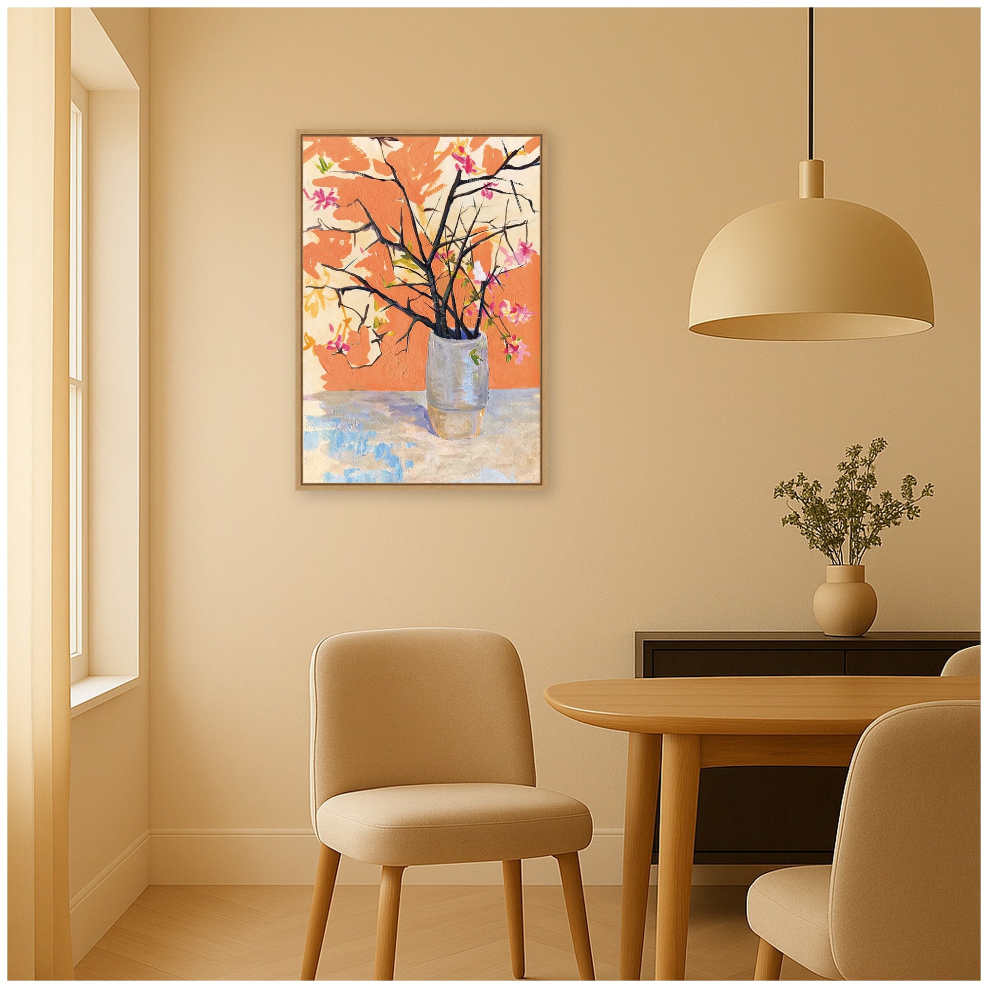 Framed Canvas 23x33 Sylvie Natural 6