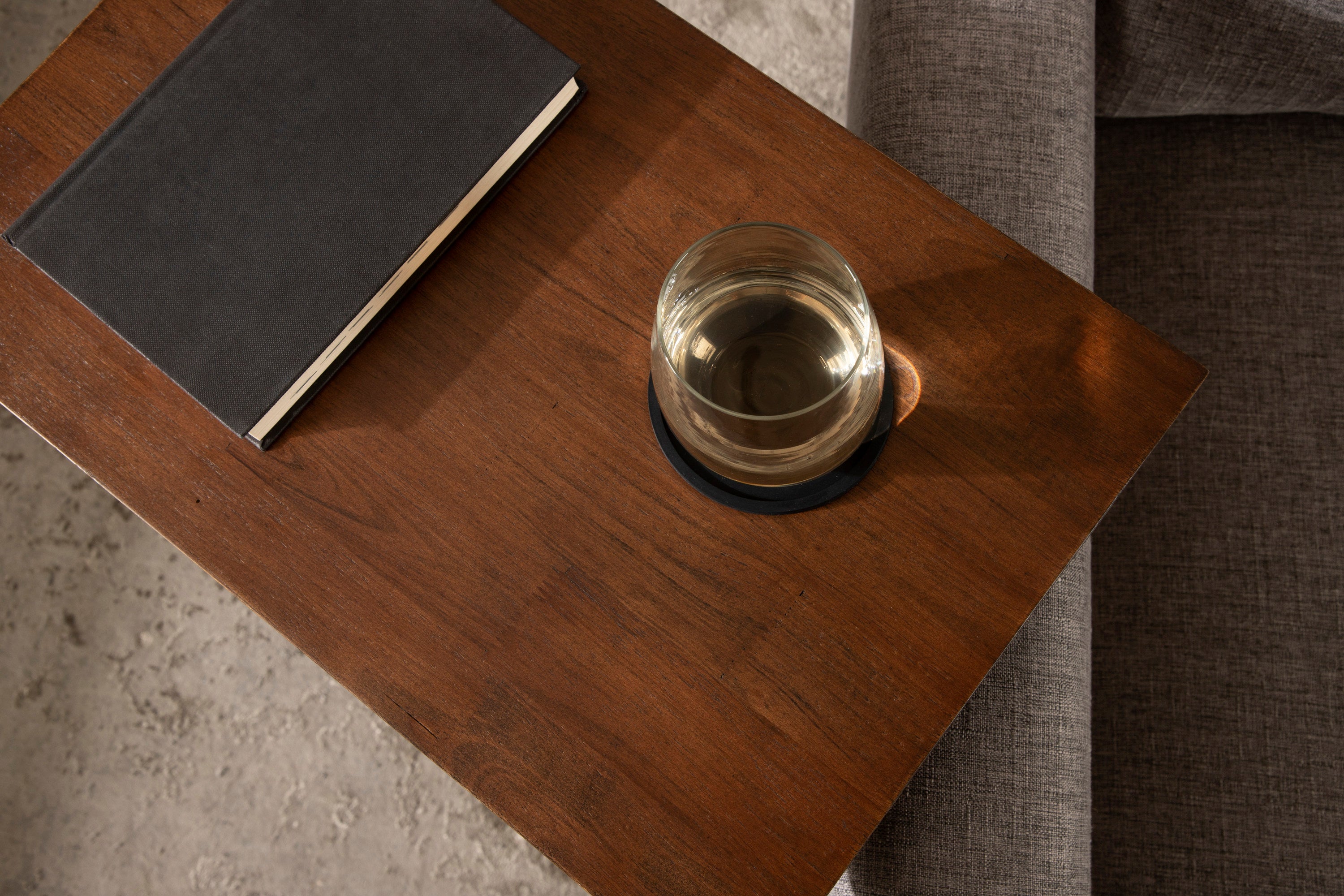 C Table 19x12x27 Walnut Brown 8