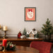 Mounted Canvas Castellan Black 13x16 5
