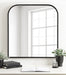 Arch Mirror Black 28x30 6