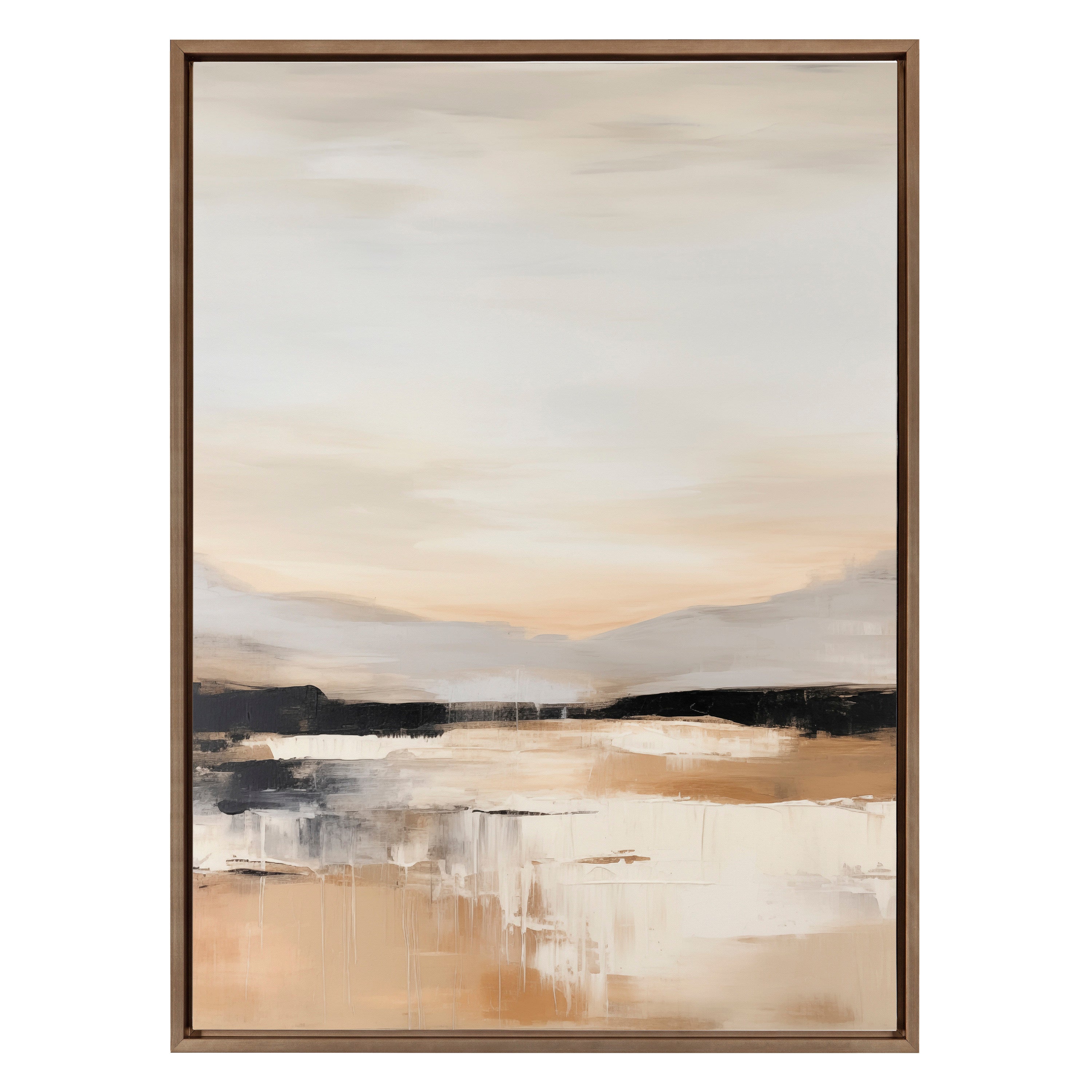 Framed Canvas Sylvie Dark Gold 31.5x41.5 2
