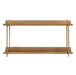 Accent Shelf Gold 28x7x15 5