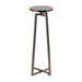 Drink Table Pewter 9x9x23 5