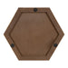 Single Tray Gold Gray 16" Diameter 5