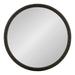 Round Mirror Black 24" Diameter 1
