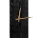 Wall Clock Black Gold 24" Diameter 3