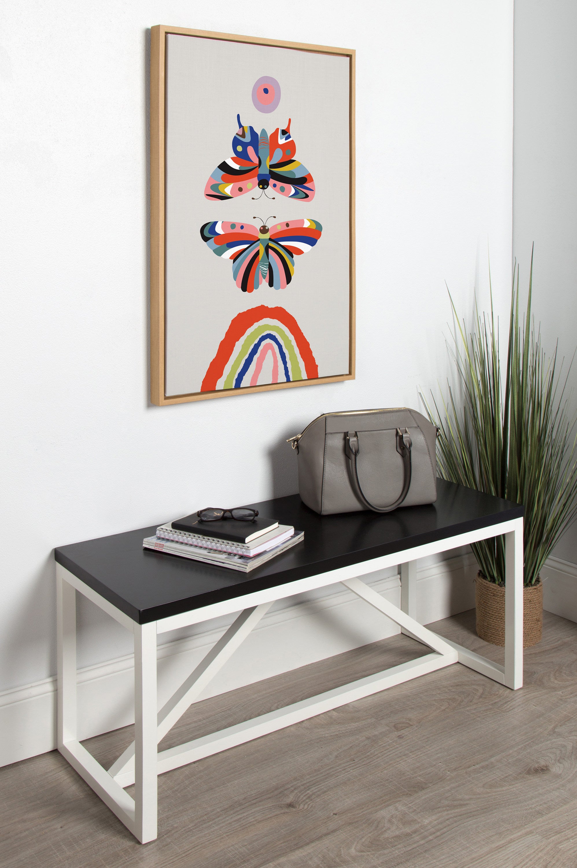 Framed Canvas Sylvie Natural 23x33 5