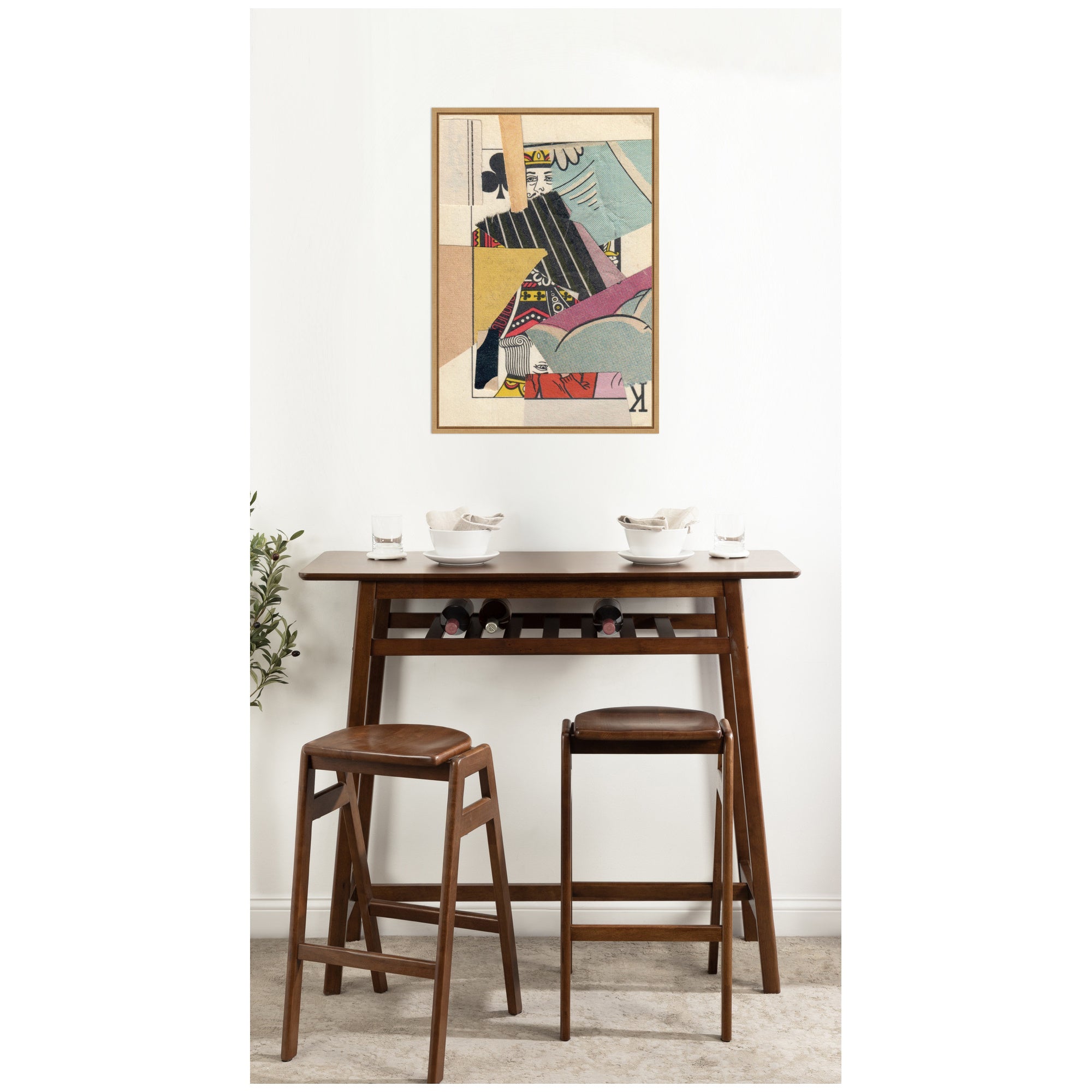 Framed Canvas Sylvie Natural 23x33 7