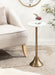 Side Table White Gold 10x10x23 6