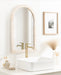 Arch Mirror 20x30 White 7