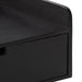 Floating Side Table Black 18x12x7 5