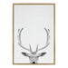Framed Canvas Sylvie Bright Gold 23x33 2