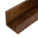 Floating Shelf Walnut Brown 2 Piece 24 Inch 3
