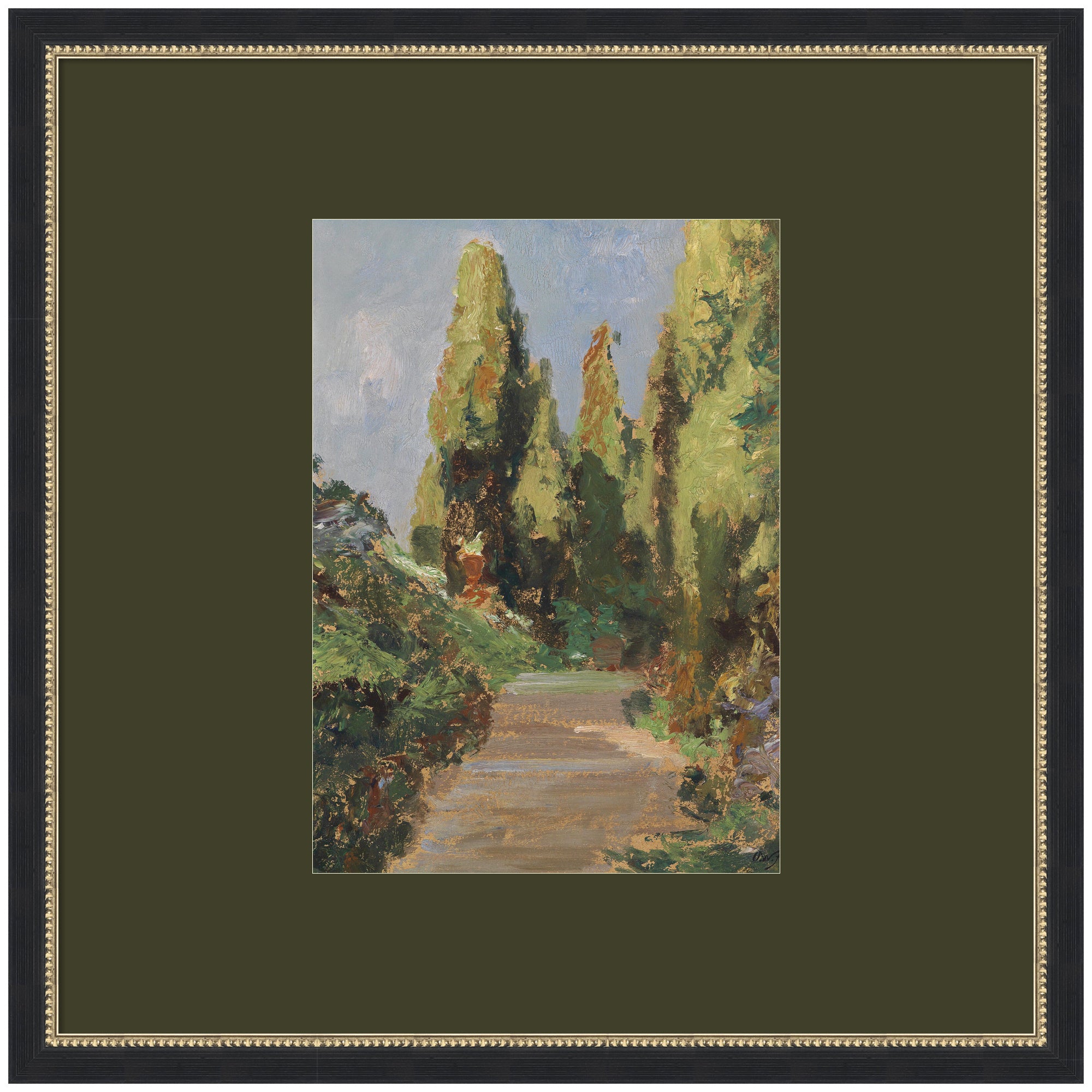 Framed Art 26x26 Belmont Black 1