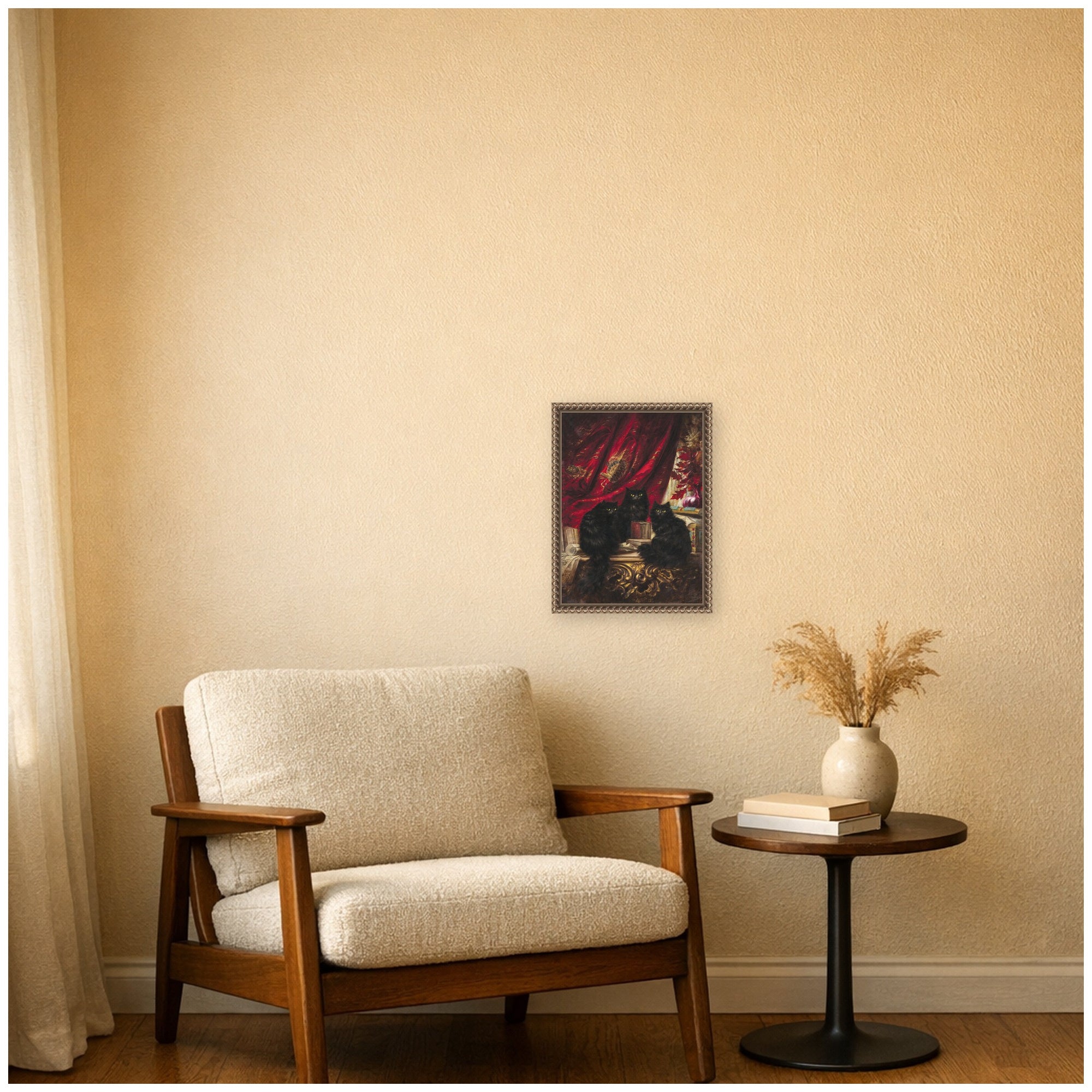 Framed Canvas 10x13 Sylvie Beaded Dark Gold 5
