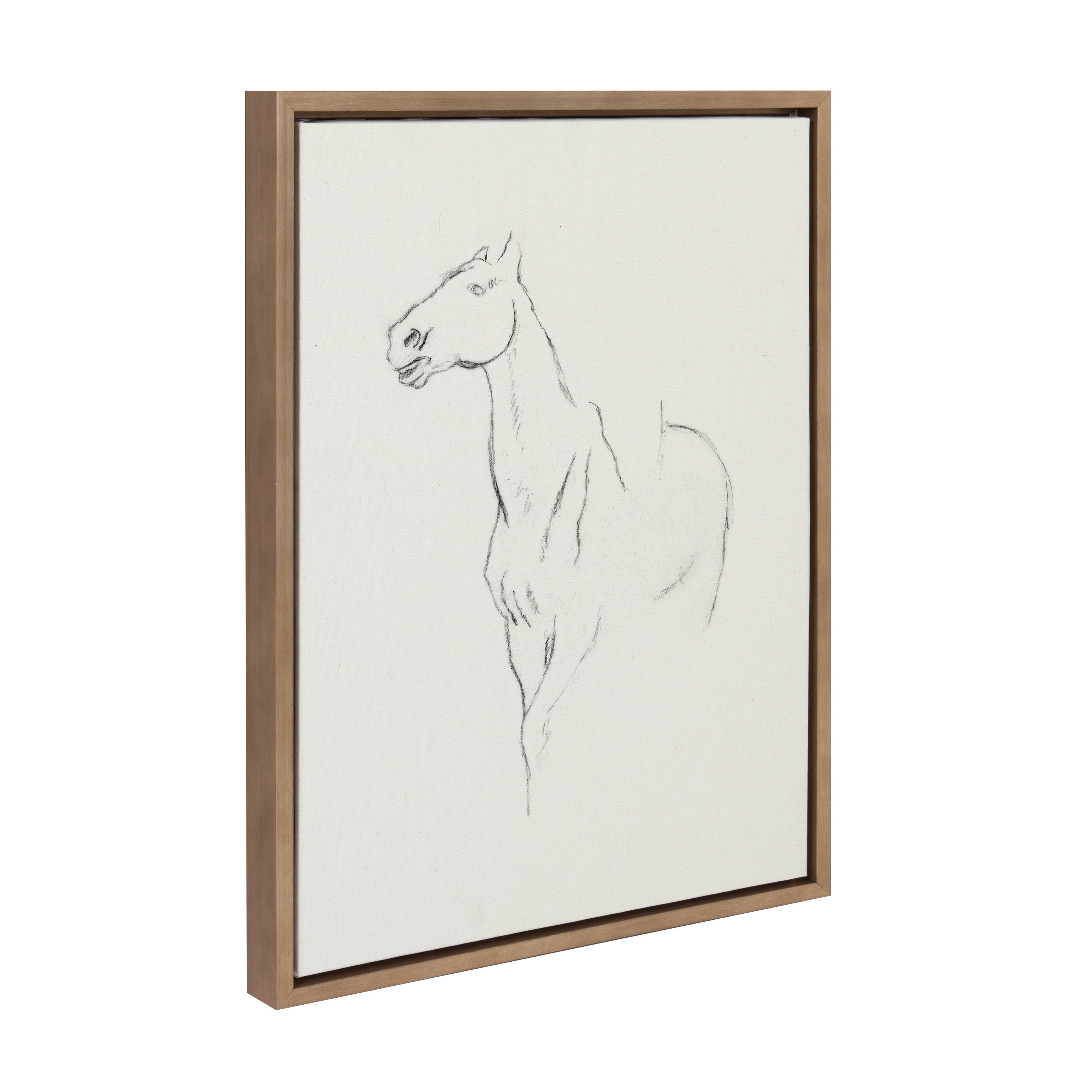 Framed Canvas 18x24 Sylvie Dark Gold 1