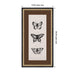 Framed Art 14x26 Brown Matted to 8x20 Castellan Black 2