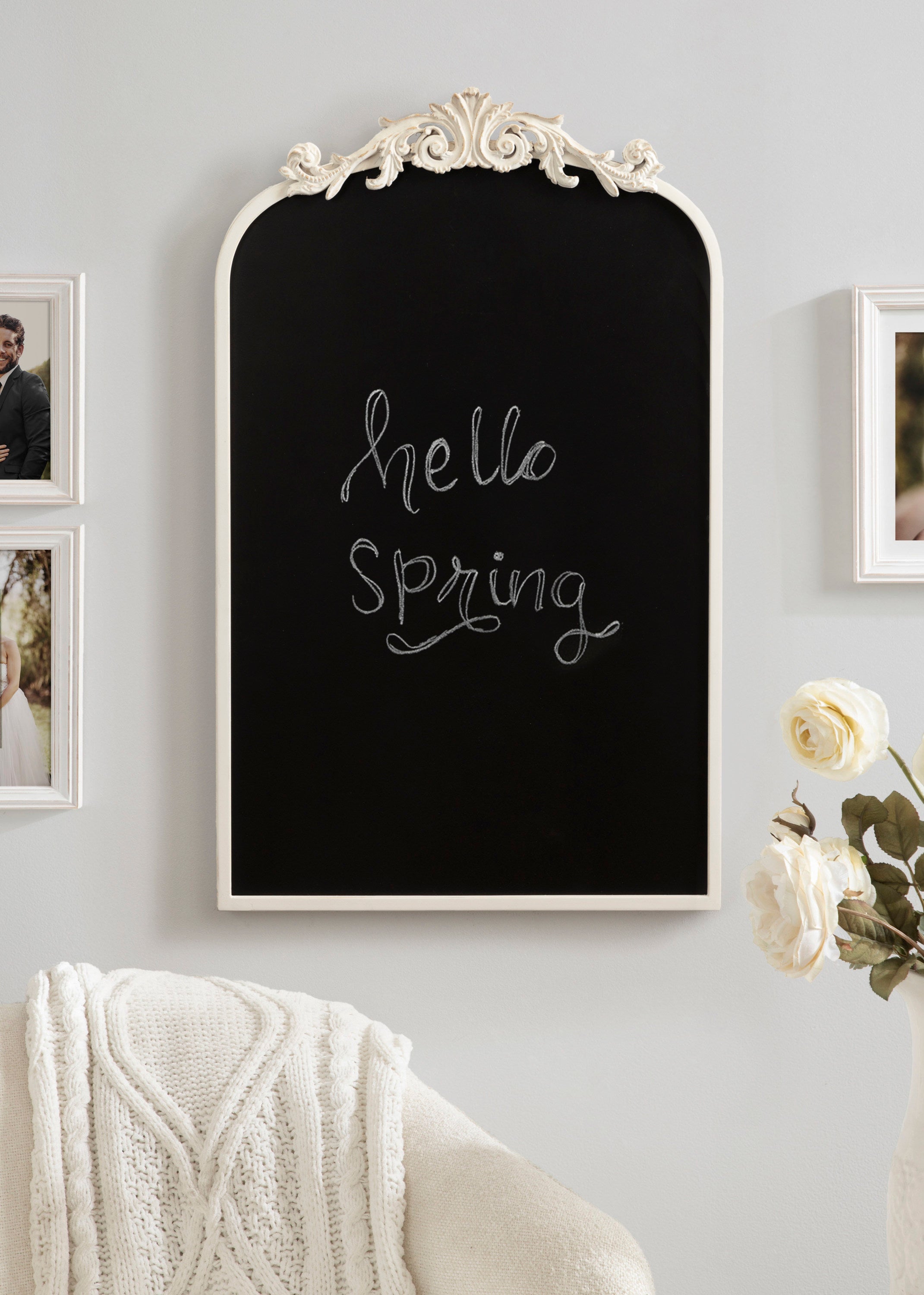 Chalkboard White 19x31 7